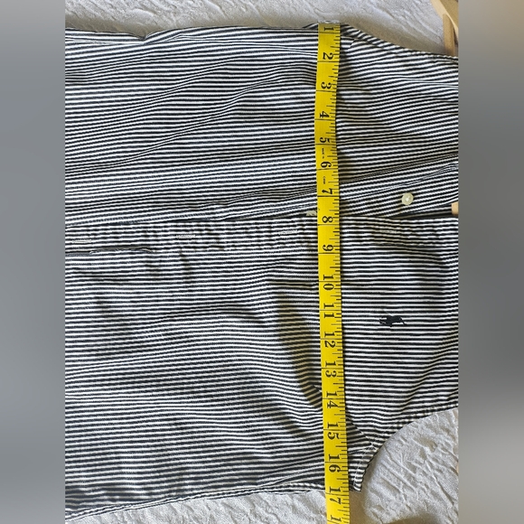 Womens Ralph Lauren Golf Black White Strip Button Up Tank Top Size 4 100% Cotton - Picture 10 of 11